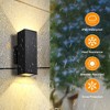 DAKAFUL 2-Pack Modern Outdoor Wall Sconce,Aluminum Square Up Down LED Light, Waterproof Exterior Fixture for Porch Patio Garden Garage - 3 of 4