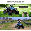 12V Ride On ATV for Kids Electric Four Wheeler for Toddlers Ages 3-8, Battery Powered Quad with Remote Control, LED Lights - 4 of 4