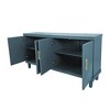 Modern Sideboard Decorative Storage Cabinet, CENGHU Wooden Console Table Coffee Bar Cabinet with 4 Doors for Living Room, Kitchen, Bedroom, Hallway - 4 of 4