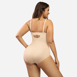 Feelingirl Women's Underwire Breif  Bodysuit with Built In Bra and Removable Straps - 1 of 3