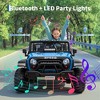 24V Kids 2-Seater Electric Truck w/ Parent Remote, Spring Suspension, 2 Speeds, LED Lights,MP3 Player (Ages 3-8) - 3 of 4