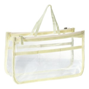 Unique Bargains EVA Zipper Clear Makeup Bags and Organizers 1 Pc - 1 of 4