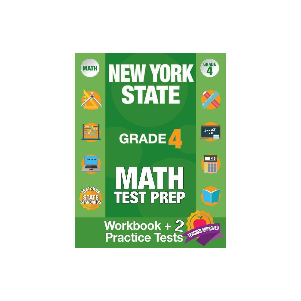 New York State Grade 4 Math Test Prep - by Origins Publications (Paperback)