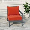 WestinTrends  Avalon Outdoor Patio HDPE Right Arm Facing Sectional Corner Club Chair with Patio Cushions - 2 of 4