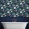 Paradise Midnight Blue Floral Paste the Wall Wallpaper - 2 of 4