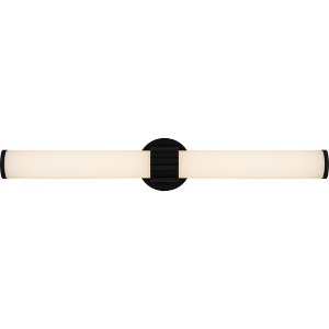Quoizel Lighting Kaye 1 - Light Vanity in  Matte Black - 1 of 1