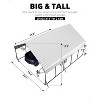 GustoWave 20'x25' Heavy Duty Steel Carport for All Weather Sedans, Bass Boats, Motos, ATVs, and SUVs - 3 of 4