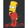 Women's The Simpsons Devil Bart Racerback Tank Top - 2 of 4