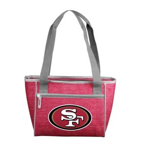 NFL San Francisco 49ers Crosshatch 16 Can Cooler Tote - 21.3qt - 1 of 3