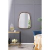 Lyngins 30x38 Inch Wall Mount Vanity Mirror,Modern Irrgeular Bathroom Mirror with Wooden Frame for Bathroom,Bedroom - 4 of 4