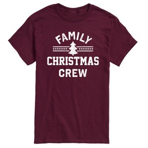 Men's - Instant Message - Family Christmas Crew Short Sleeve Graphic T-Shirt - 1 of 4