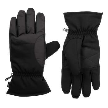 Isotoner Men's Ski Gloves - Black