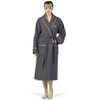 Waffle Terry Bathrobe with Cheetah Crown Design - Linum Home Textiles - 3 of 3