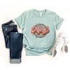 Simply Sage Market Mama Leopard Circle Short Sleeve Tee - 3 of 4