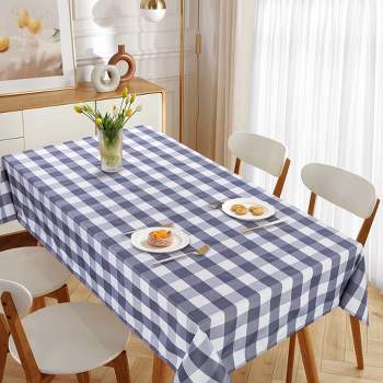 Yarn Dyed Buffalo Checkered Tablecloth Cover