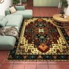 Modern Abstract Living Room Area Rug, Washable Rugs for Bedroom Non Slip, Soft Carpet for Dining Room Home Decor - 4 of 4