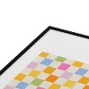 Iveta Abolina Eclectic Checker Check Cream Metal Framed Art Print - Deny Designs - 3 of 4