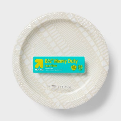 Geo Stripe Paper Plate 8.5" - 55ct - up&up™