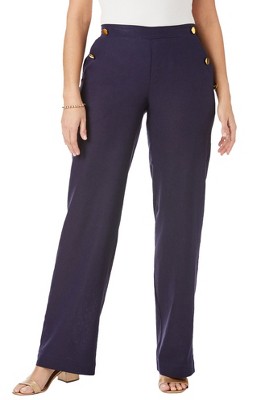 The Petite Wide Leg Sailor Pant in Chino