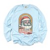 Simply Sage Market Women's Santa's Favorite Helper Long Sleeve Garment Dyed Tee - 2 of 4