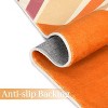 Coucheta Area Rug Machine Washable Non-Slip Modern Minimalist Accent Carpet for Living Room Bedroom Entryway,Multi-Color & Size - 4 of 4
