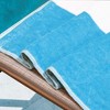 Cabana Striped Cotton Standard Size Towel/ Chaise Lounge Chair Cover Set by Blue Nile Mills - 4 of 4