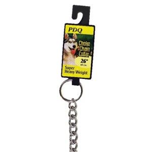 PDQ Silver Steel Dog Choke Chain Collar Large/X-Large - 1 of 1