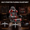 Grungis Office Chair with  Footrest and Comfy Lumbar Support,PU Leather Computer Chair with Headrest for Adult,Student - 4 of 4