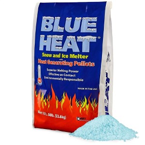 Blue Heat BH20 Snow & Ice Melter with Heat Generating Pellets, Quick Melt Action, Non-Staining, Environmentally Friendly, 20 Pounds - 1 of 4
