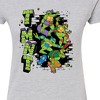 Women's - Teenage Mutant Ninja Turtles - Skateboards Fitted Graphic T-Shirt - 2 of 3