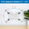 Mount-It! Universal Tablet Wall Mount, Anti-Theft iPad Mount, Enclosure Fits Tablets from 9.7" to 13" Screen Size, Flush Wall Mounting Kiosk, White - 4 of 4