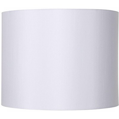 white cylinder lamp shade