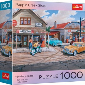 Trefl Red Popple Greek Store 1000 Piece Puzzle - 1 of 3