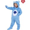 HalloweenCostumes.com Deluxe Care Bears Toddler Grumpy Bear Costume, Blue Care Bears Jumpsuit - 3 of 4