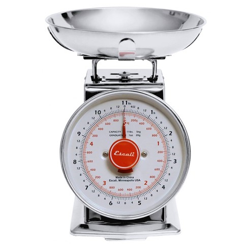 5kg Kitchen Scale Food Weighing Cooking Baking Weight Round Mechanical  Scales