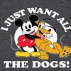 Boys' - Disney - Mickey Pluto Just Want All Dogs Short Sleeve Graphic T-Shirt - 2 of 4