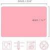 JDICTION 23.6x15.7 Inches Pink Silicone Makeup Mat, X-Large Reusable Nonstick Sheet For Vanity Crafts Resin Jewelry Casting Countertop Protector - 2 of 4