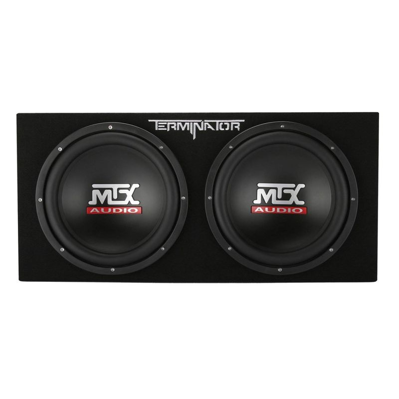 MTX TNE212DV 12-Inch 2000-Watt Max Car Audio Dual Loaded Subwoofer Box Enclosure, 2 of 7