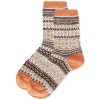 Memoi Women's Holiday Wonder Fairisle Soft-fit Crew Socks - 3 of 4