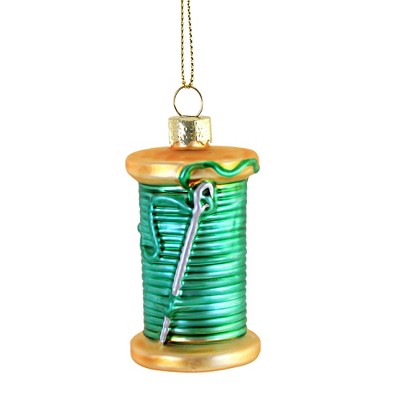 Cody Foster 2.75 In Spool Of Thread Christmas Sewing Needle Hobby Tree Ornaments