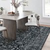 Area Rugs for Living Room Bedroom, Large Washable Rug Vintage Distressed Floral Boho Carpet Indoor Dining Room Kids Room Entryway Non Slip Low Pile - 4 of 4