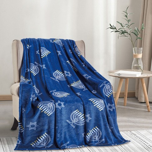 Blue throw blanket discount target