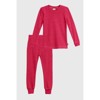 City Threads Girls USA-Made Soft & Cozy Thermal Long Johns 2-Piece Set - Warm Base Layer & Loungewear - 4 of 4