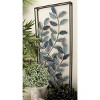 Set of 2 Metal Leaf Wall Decors Black - Olivia & May: Iron Fern Art, Indoor Vertical Nature Display - 4 of 4