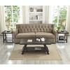 Dexmalle Athens Contemporary 3-Piece Wood Shelf Coffee Table Set - 4 of 4