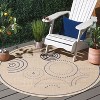 Courtyard CY1906 UV & Stain Resistant Non-Shedding Power Loomed Indoor/Outdoor Rugs - Safavieh - 2 of 4