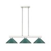 Modern 3-Light Steel Fixture with Adjustable Rods - Perfect for Game Room or Home Decor - 3 of 4