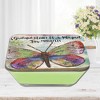 Courtside Market A Grateful Heart Butterfly  3-in-1 20 oz Soy Wax Candle with Decorative Art Lid - 2 of 4
