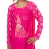 Wicked Girls' Glinda Nightgown Long Sleeve Raglan Soft Fleece Gown For Kids - 2 of 4