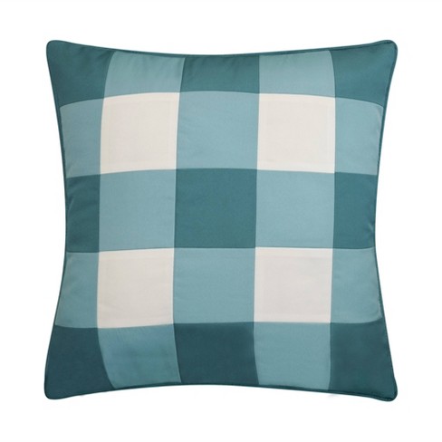 Better Homes & Gardens Reversible Plaid Decorative Pillow, 20 inch x 20 inch,Gray